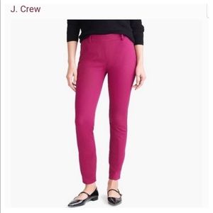 J Crew Minnie Ankle Pants, Pink